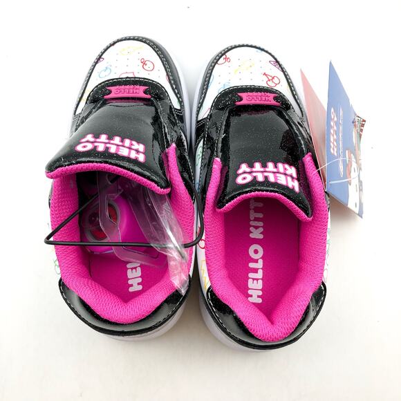 Heelys Girls Hello Kitty Kama Sneakers Youth 13 C EU 31 Black White Multi NIB - Picture 11 of 14